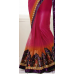 Dashing Multi Colored Embroidered Net Satin Saree Dashing Multi Colored Embroidered Net Satin Saree